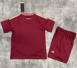 24-25 Roma Home Kids Soccer Jersey