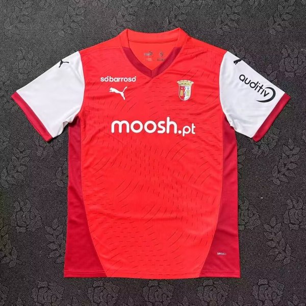 24-25 Braga Home Fans Soccer Jersey