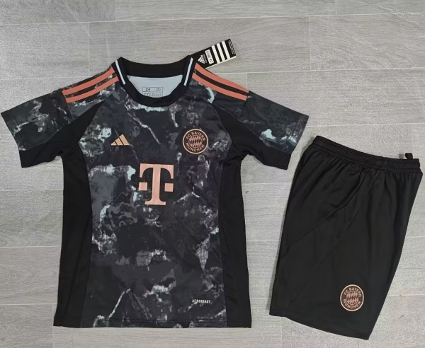 24-25 Bayern Away Kids Soccer Jersey