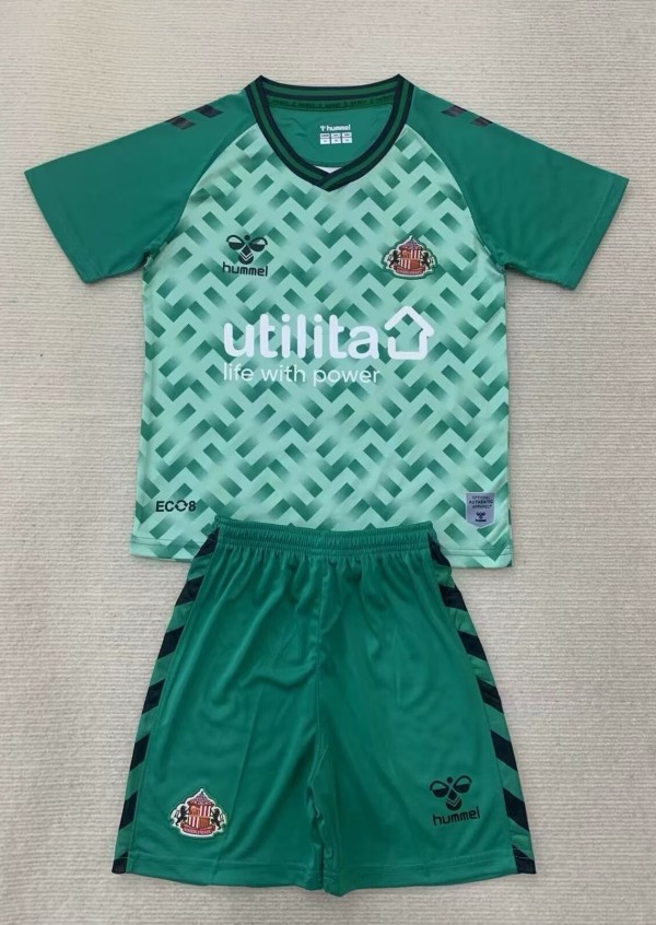 24-25 Sunderland GoalKeeper Kids Soccer Jersey