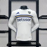 24-25 Boca Juniors Away Long sleeves Player Version Soccer Jersey