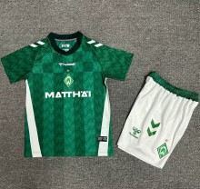 24-25 Werder Bremen Home Kids Soccer Jersey