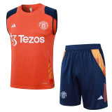 24-25 Man Utd High Quality Tank Top And Shorts Suit