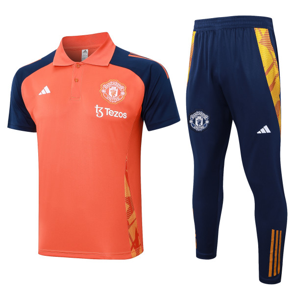 24-25 Man Utd High Quality Polo Tracksuit