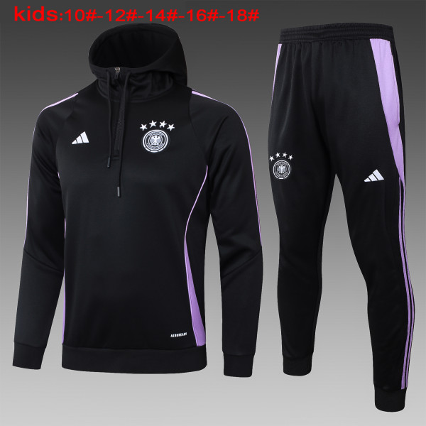 24-25 Germany High Quality Kids Hoodie Jacket Tracksuit