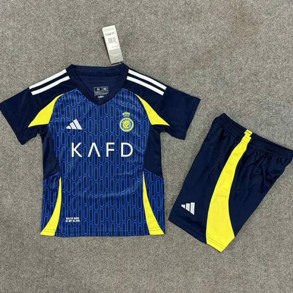 24-25 AL-Nassr Away Kids Soccer Jersey