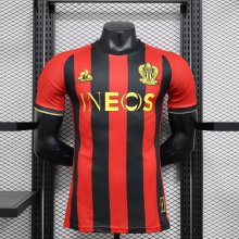 24-25 Nice Home Player Version Soccer Jersey