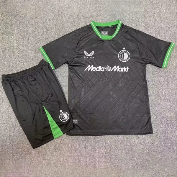 24-25 Feyenoord Away Kids Soccer Jersey