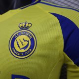 24-25 Al-Nassr FC Home Long sleeves Player Version Soccer Jersey