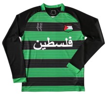 2024 Palestine Long sleeves Fans Version Soccer Jersey