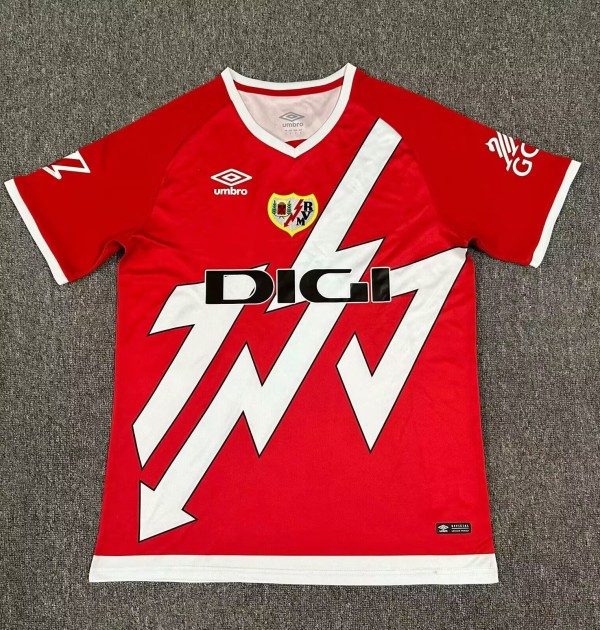 24-25 Rayo Vallecano Away Fans Soccer Jersey