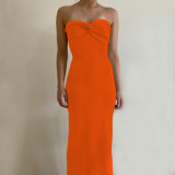 Casual Dress 2022 spring popular style knitted cross off shoulder fashion sexy woolen dress
