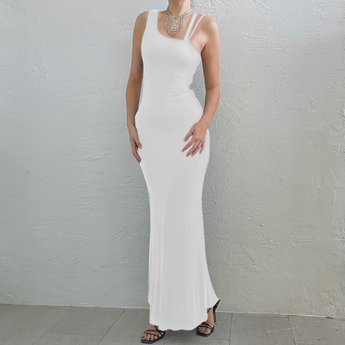 Amazon's new summer vest strap irregular buttock sexy casual dress