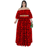 Plus Size Dress 2022 fall long sleeve dress large swing dress Amazon belted