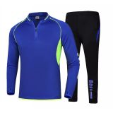 Men Boy Football Jersey Uniform Soccer Training Clothes Long-sleeved