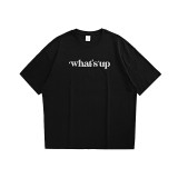 Summer Men Women Short Sleeve T-shirt Tee Pullover Tops Unisex Sweatshirt scrawl t-shirts