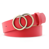 Women Men Belt 3.8 cm Cowhide Leather Buckle Belt Unisex Waistband Waist Strap
