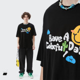 Summer Men Women Short Sleeve T-shirt Tee Pullover Tops Unisex Sweatshirt