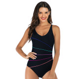 Women One-piece Swimsuit Swimwear Set Bikini Sport Bra Beach Thong Bathing Suit Underwear