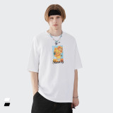 Summer Men Women Short Sleeve T-shirt Tee Pullover Tops Unisex Sweatshirt