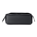 Men Messenger Shoulder Bag Leather Black Cloth Crossbody Sling Handbags Business Houlder Bag