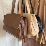 Womens Bag Simple shoulder bag large capacity commuter Tote casual all-match messenger