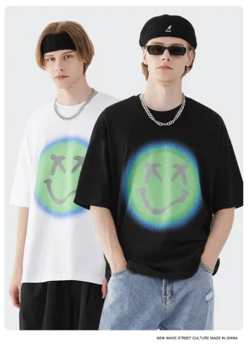Summer Men Women Short Sleeve T-shirt Tee Pullover Tops Unisex Sweatshirt