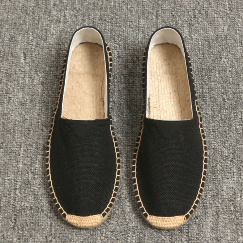 Women Lambskin Espadrilles Cap Toe Flats Shoes Slip Ons Loafer Casual Shoes