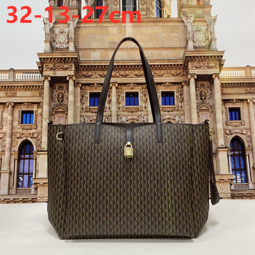 Women Brown Large Leather Tote Medium Shoulder Shopping Bag Handbags