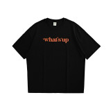 Summer Men Women Short Sleeve T-shirt Tee Pullover Tops Unisex Sweatshirt scrawl t-shirts