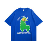 Summer Men Women Short Sleeve T-shirt Tee Pullover Tops Unisex Sweatshirt