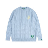 Men Women Knit Sweater Jumper Pullovers Cardigan Tops Unisex Sweatshirts