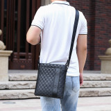 Men Messenger Shoulder Bag Classic Flap Bags Leather Goods Square Box Handbags Business