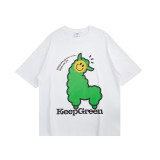 Summer Men Women Short Sleeve T-shirt Tee Pullover Tops Unisex Sweatshirt