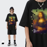 Summer Men Women Short Sleeve T-shirt Tee Pullover Tops Unisex Sweatshirt