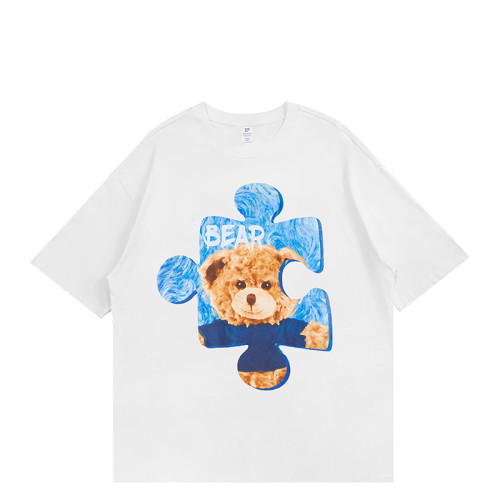 Summer Men Women Short Sleeve T-shirt Tee Pullover Tops Unisex Sweatshirt