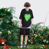 Summer Men Women Short Sleeve T-shirt Tee Pullover Tops Unisex Sweatshirt