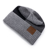 Men Women Beanie Hat Winter Wool Knitted Baggy Pull On Soft Caps