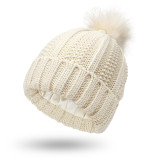 Men Women Beanie Hat Winter Wool Knitted Baggy Pull On Soft Caps