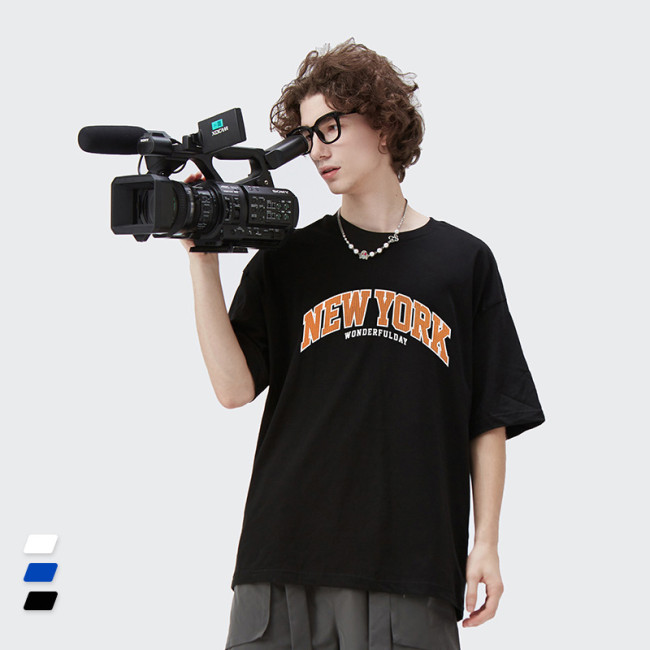 Summer Men Women Short Sleeve T-shirt Tee Pullover Tops Unisex Sweatshirt