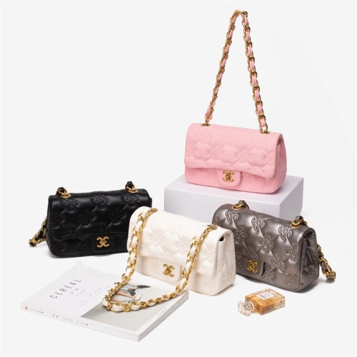 Women Crossbody Quilted Leather Shoulder Bag Tote Handbags Goods