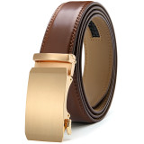 Women Men Belt 3.5cm Cowhide Leather Buckle Belt Unisex Waistband Waist Strap