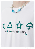 Summer Men Women Short Sleeve T-shirt Tee Pullover Tops Unisex Sweatshirt