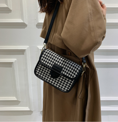 Women's Handbag 2022 Plaid Houndstooth