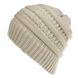 Men Women Beanie Hat Winter Wool Knitted Baggy Pull On Soft Caps