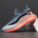 Men Women Sneakers Low-top Reflective Runner Slip On Trainers Athletic Shoes Unisex