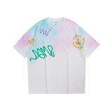 Summer Men Women Short Sleeve T-shirt Tee Pullover Tops Unisex Sweatshirt