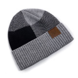 Men Women Beanie Hat Winter Wool Knitted Baggy Pull On Soft Caps