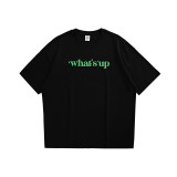 Summer Men Women Short Sleeve T-shirt Tee Pullover Tops Unisex Sweatshirt scrawl t-shirts