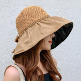 Men Women Casual Bucket Hat Narrow Flared Brim Cloche Hat Headwear Caps